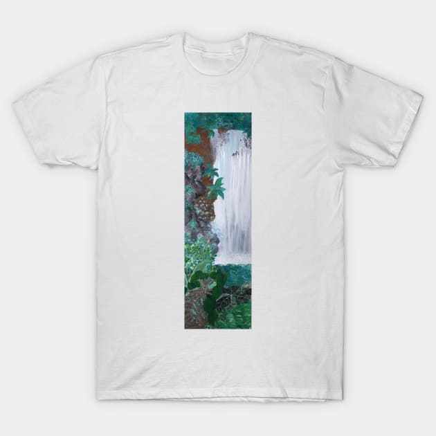 The Waterfall T-Shirt by Margo Humphries Art